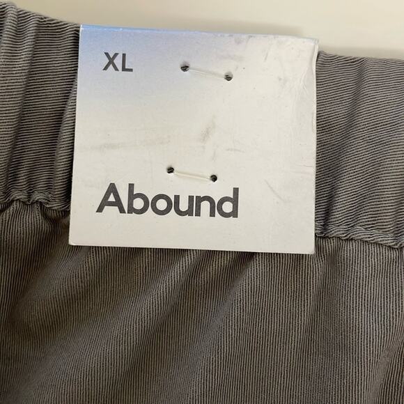 Abound Men’s Cargo Shorts Grey Steel Sz XL 2 Velcro Pockets 2 Front Side Pockets - Picture 10 of 11